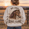 No One Rides Alone Crewneck Sweatshirt