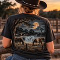 Pasture Poltergeist Adult Short Sleeve Halloween Tee