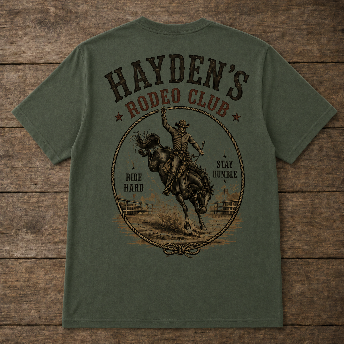 Hayden's Rodeo Club Short Sleeve Tee