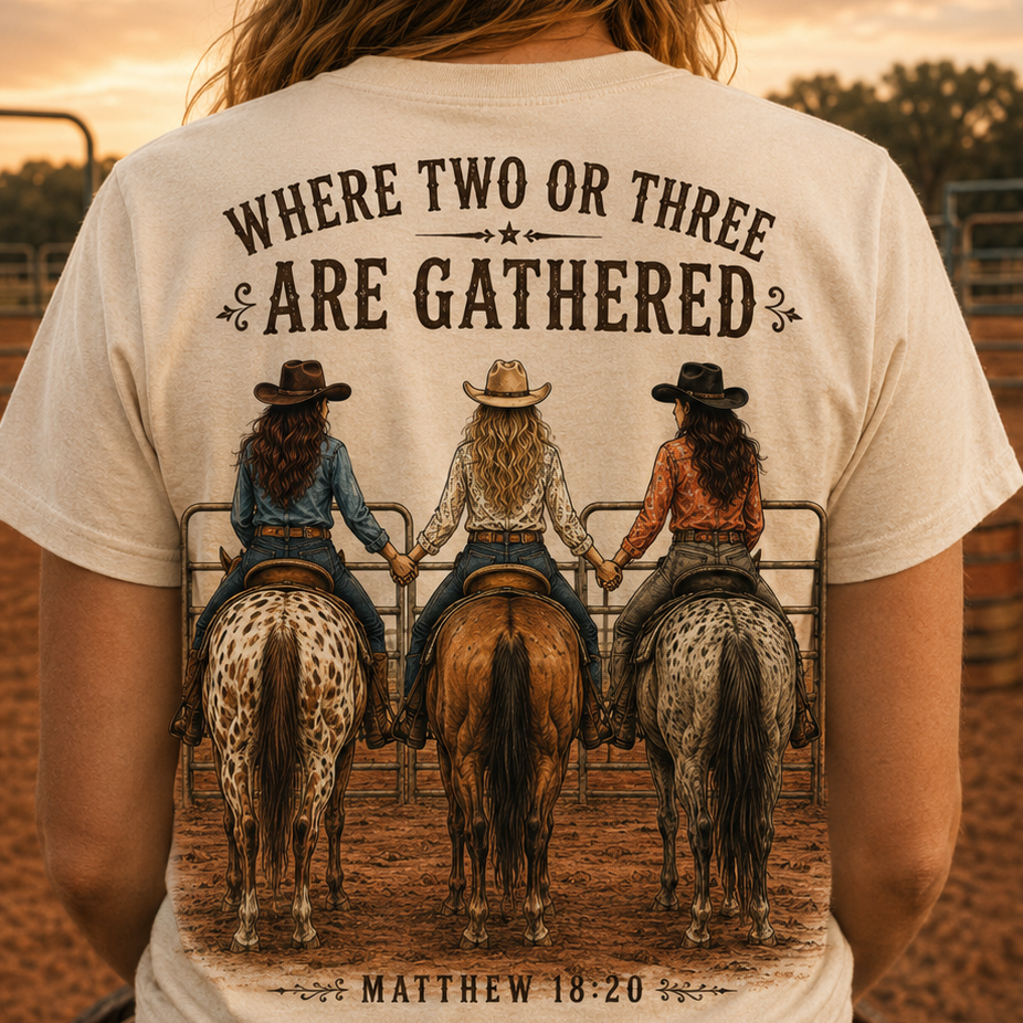 Where Two or Three are Gathered Short Sleeve Tee