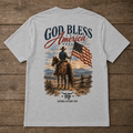 God Bless America Western Short Sleeve Tee