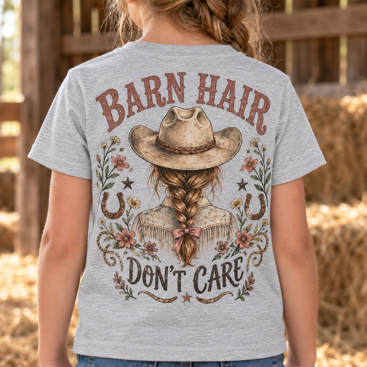 Barn Hair Don't Care Youth Short Sleeve Tee