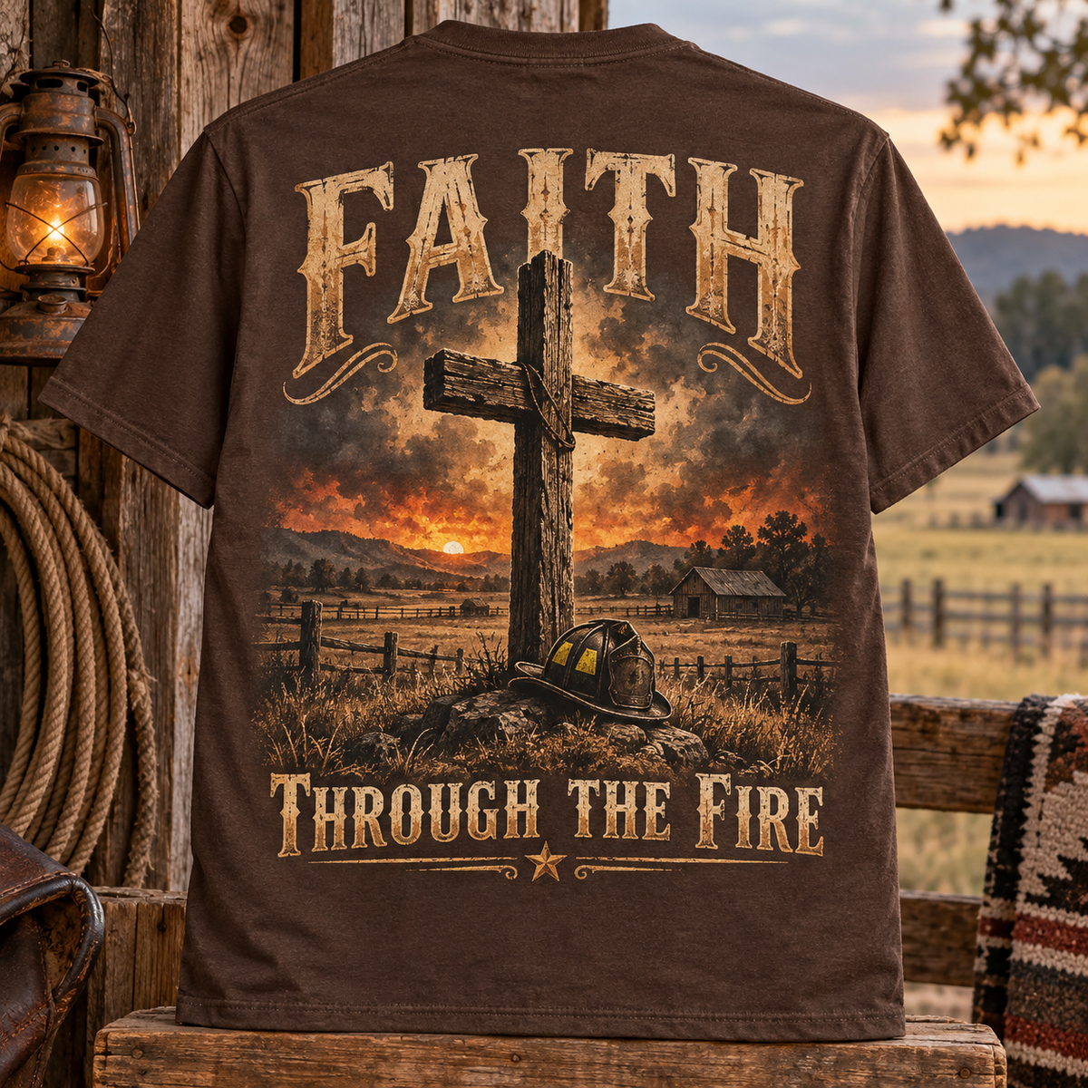Faith Through Fire Adult Short Sleeve Tee