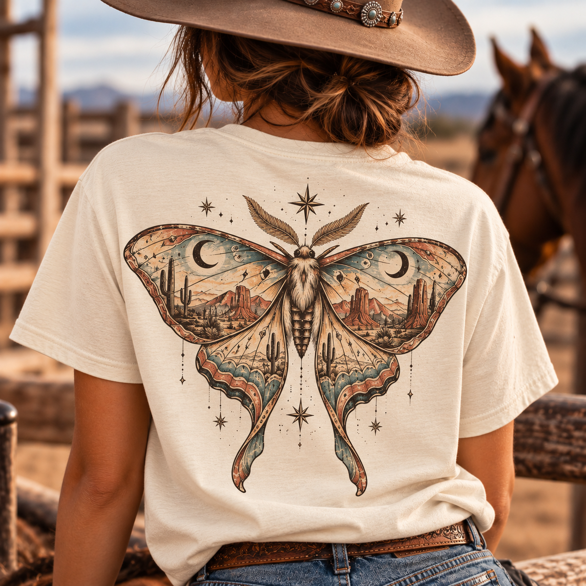 Desert Moth Adult Short Sleeve Tee