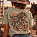 Wild Rag Horse Adult Short Sleeve Tee