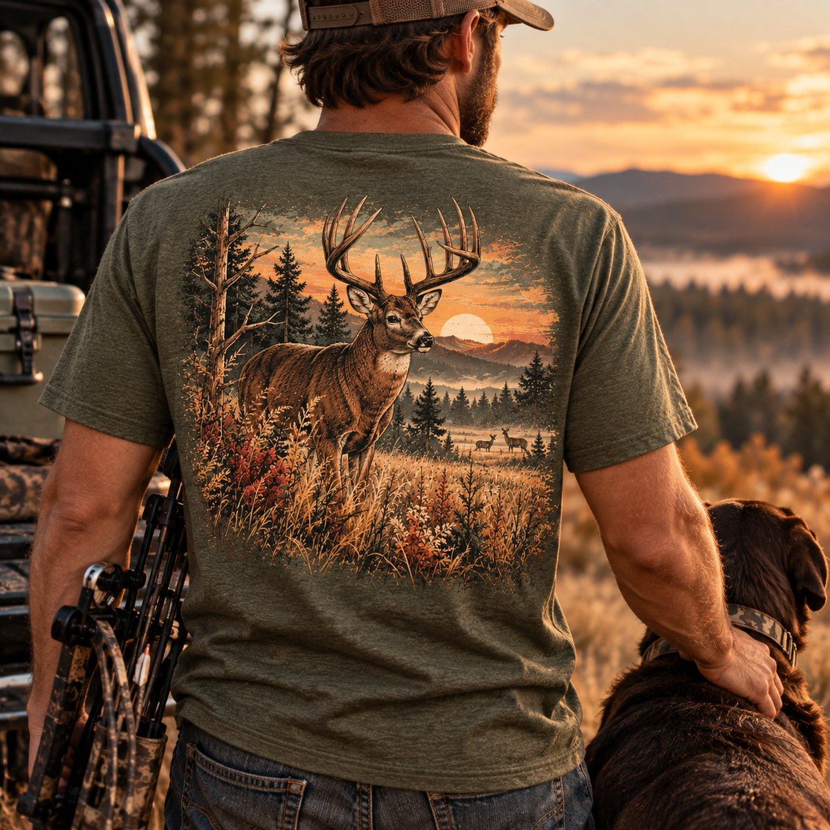 Opening Morning Whitetail Adult Short Sleeve Tee